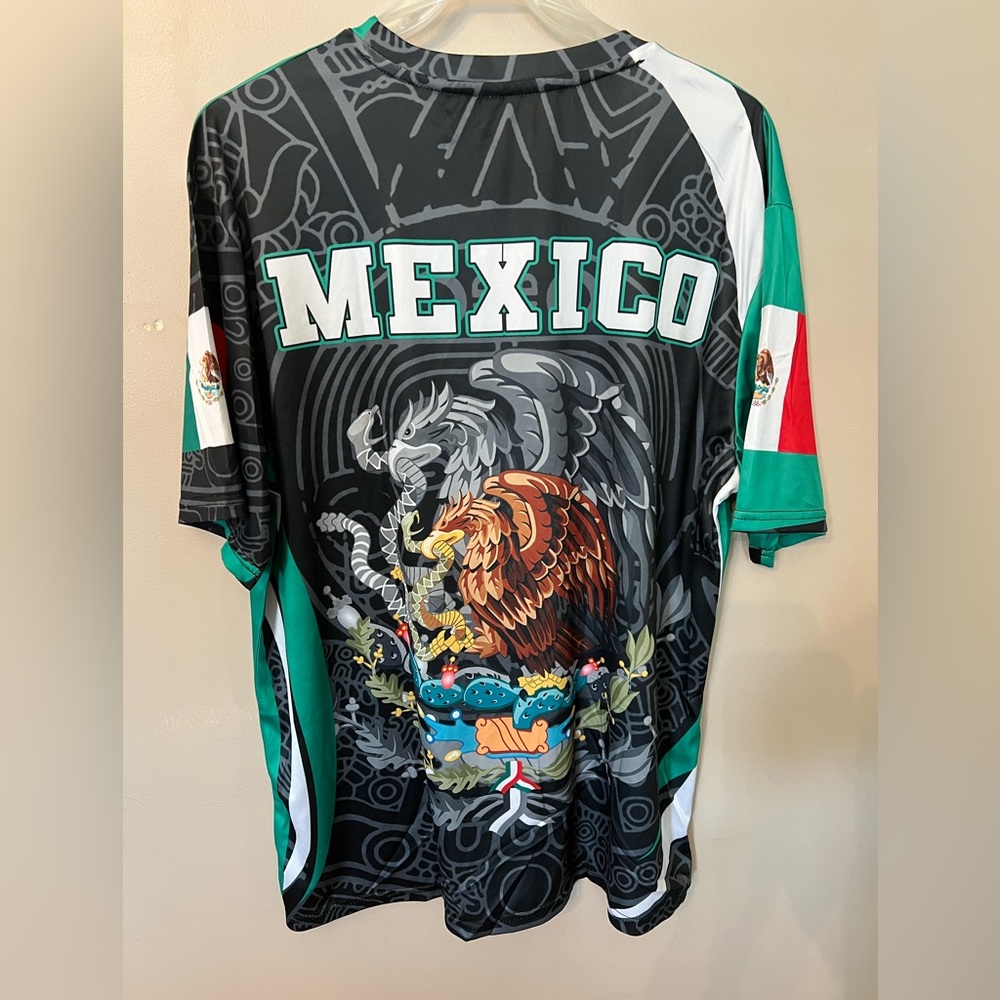 🆕 Men’s Mexican Independence Day tee-shirt. 95% Polyester 5% spandex. - Picture 7 of 9